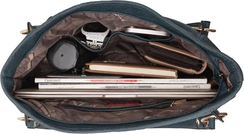 Vista 6 de Montana West Bolso de mano para mujer, bolso de hombro con bolsa extraíble para monedas