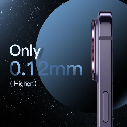 Vista 5 de JETech Protector de lente de cámara para iPhone 14 Pro de 6.1 pulgadas y iPhone 14 Pro Max de 6.7 pulgadas, cubierta de anillo de vidrio templado