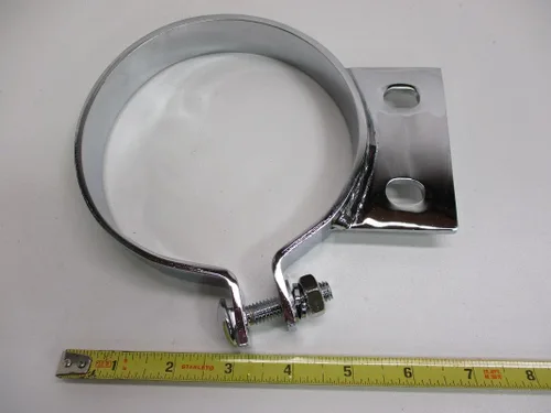Vista 2 de Abrazadera de soporte de montaje de 5 pulgadas cromado 379 359 1987-1993 compatible con Peterbilt