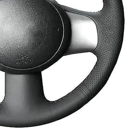 Vista 2 de WouND Cubierta del volante del coche, para Nissan Marzo Sunny Versa 2013 Almera transpirable antideslizante protector interior accesorios