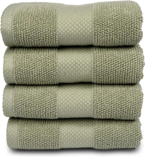 Vista 21 de MAURA Toallas de mano prémium 100% algodón de 16 x 30 pulgadas, ultra absorbentes, de secado rápido, toallas suaves para baño, toallas de mano extra