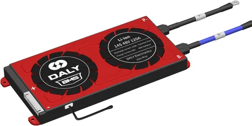 Vista 44 de DALY Smart BMS Li-ion 48V 14S 30A con comunicación UART, restablecimiento del módulo Bluetooth, puerto común para convertidor de potencia de litio