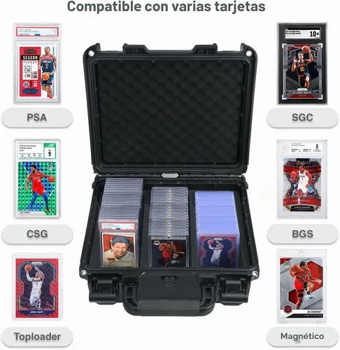 Vista 2 de Caja de almacenamiento de tarjeta graduada impermeable para PSA CSG BGS SGC