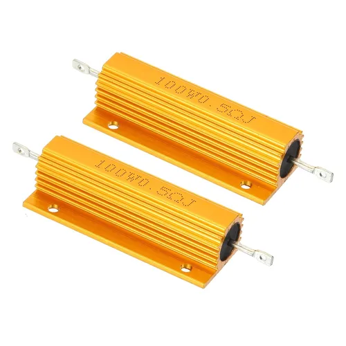 Vista 33 de PATIKIL 100 W 0,01 Ohm Resistencia con carcasa de aluminio, 2 paquetes de resistencias con carcasa de aluminio, resistencias bobinadas en caja