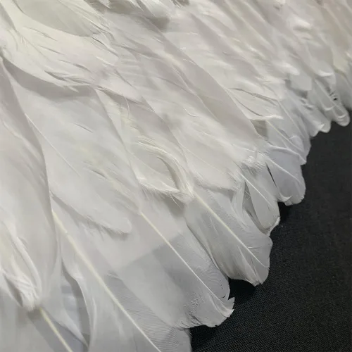 Vista 7 de Alas de ángel y halo para niños, disfraz de ángel para adultos, alas de plumas utilizadas para Halloween, disfraz de Nochebuena