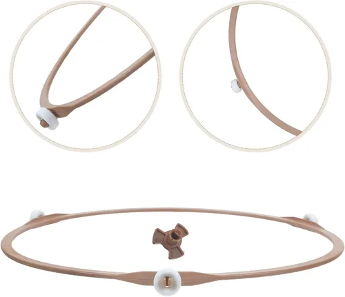 Vista 9 de Microwave Turntable Support Kit 22.2cm Abs, 2 Sets Glass Tray