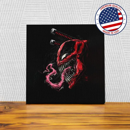 Vista 4 de DreamController Vennom - Pósteres de lienzo de pared para decoración de pared (24 x 24 pulgadas, juego de 1) pinturas en lienzo enmarcadas