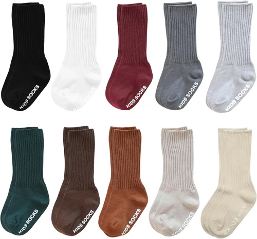 Vista 9 de VWU Calcetines de algodón unisex para bebés de 0 a 5 años Paquete de 6 bloques