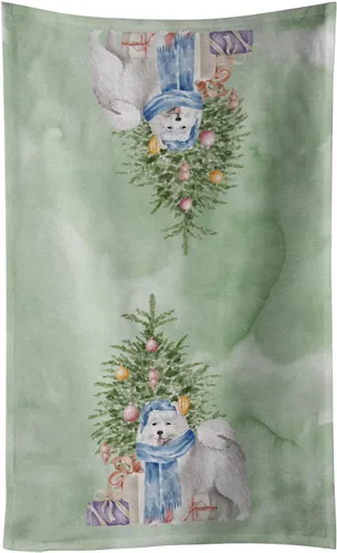 Vista 18 de Caroline's Treasures Toalla de cocina Christmas English Bulldog #2, 15 X 28, multicolor