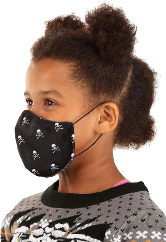 Vista 4 de Máscara facial sublimada pirata infantil