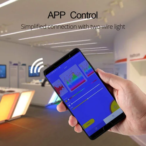 Vista 3 de VIPMOON Controlador LED Bluetooth de música SP107E para luces LED direccionables WS2812B WS2811 WS2813 WS2815 SK6812