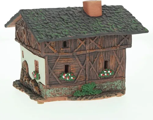 Vista 7 de Cerámica Arte Tealight Candelabro Decoración de la habitación Hecho a mano Coleccionable Miniatura Aroma Luz Casa Antigua en St. Ulrich, Tirol