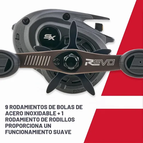 Vista 6 de Abu Garcia Revo SX Carrete de Pesca de Bajo Perfil