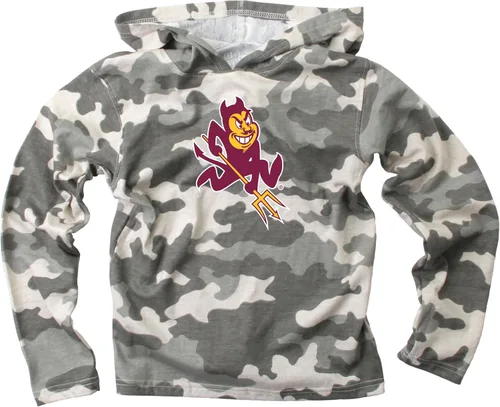 Vista 13 de Wes and Willy Camiseta de manga larga con capucha de camuflaje para niños