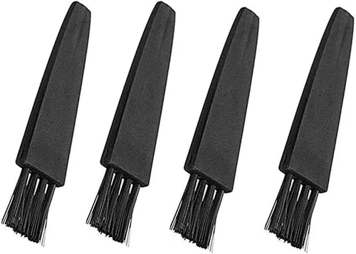Vista 11 de 24 piezas de afeitadoras eléctricas para hombre, cepillo de limpieza de doble cara, cepillo limpiador de cepillo de pelo, herramienta pequeña