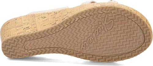 Vista 7 de Skechers Cali Beverlee-Fancy Sips - Sandalias de cuña para mujer, Natural