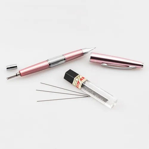 Vista 5 de Pentel Sharp Kerry - Portaminas (0.020 in), barril rosa, 1 bolígrafo (P1035P)