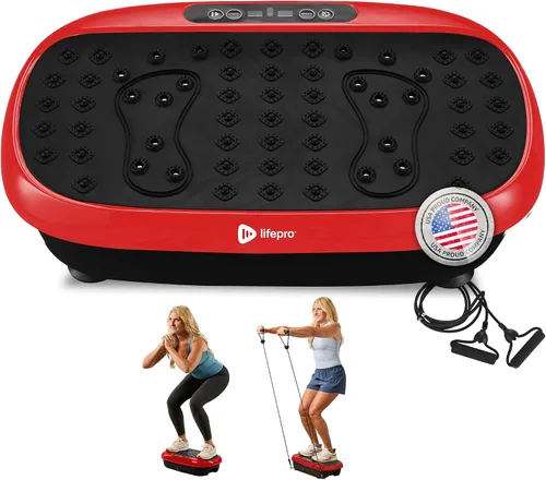 Vista 13 de Lifepro HexaPlate Lite Vibration Plate Exercise Machine — Magnetic Acupoints, 99 Speeds & 10 Presets Vibration Platform Machine with Resistance
