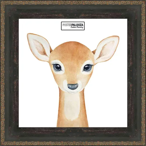 Vista 3 de Poster Palooza 5x5 Inch Traditional Black Complete Wood Square Picture Frame with UV Acrylic Plexiglass, Foam Board Backing & Hardware Included