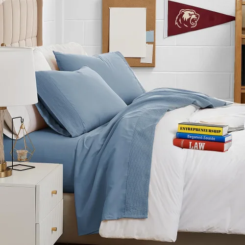 Vista 37 de Southshore Fine Linens®, juego de ropa de cama con bolsillo profundo, Microfibra, Negro, gemelo