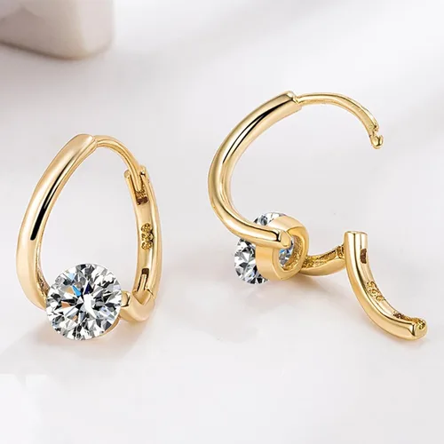 Vista 6 de Aretes linfáticos para mujer en Prime Yoopulse, aretes linfáticos para terapia de linfvidad, aretes de germanio, joyería de drenaje linfático