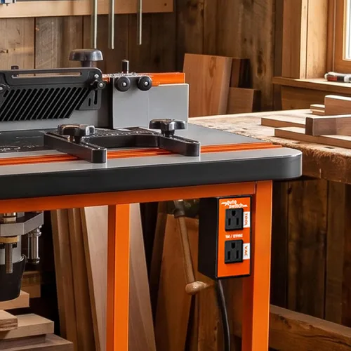 Vista 7 de O'SKOOL - Interruptor de vacío automático, retardo de la aspiradora para limpieza de mangueras Plug-and-Go Dust Collection Control for Table Saws