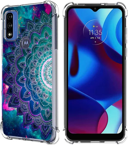 Vista 23 de Funda para Moto G Pure/Moto G Power 2022/Moto G Play 2023, colorida funda protectora de poliuretano termoplástico resistente a los arañazos