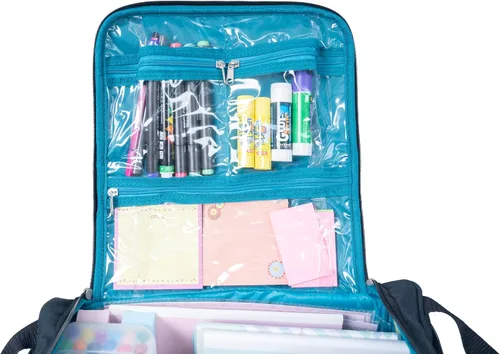 Vista 7 de Handy Sandy Crafter's - Organizador de bolsas de mano, bolsa de almacenamiento para suministros de manualidades y soporte para álbumes de recortes
