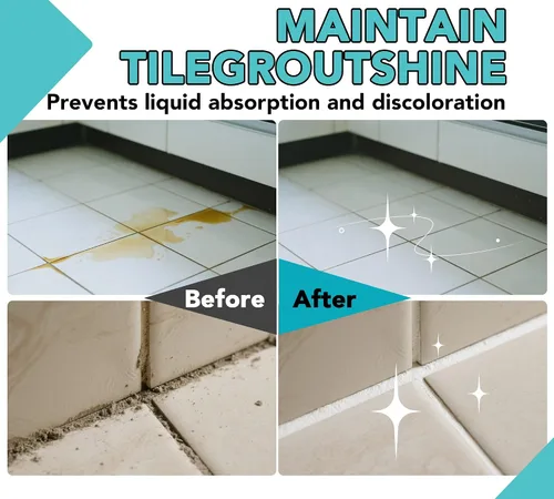 Vista 4 de Sellador de lechada de 7 onzas, sellador de lechada 100% seguro para ducha