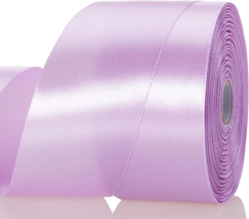 Vista 49 de YASEO - Cinta de satén sólido verde manzana de 1 pulgada para envolver regalos, 50 yardas Soft, Satiny, Colorfast, Polyester Fabric, Ease of Use