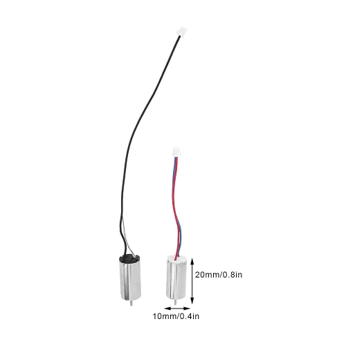 Vista 2 de 4 unids 44000RPM Coreless Motor cepillado DC 3.7V Micro DC Motor 0.394x0.787 in para Drone RC Juguetes Robot Avión
