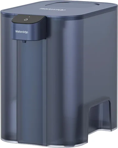 Vista 13 de Waterdrop 0 TDS - Dispensador de filtro de agua eléctrico de vidrio para encimera, grande de 22 tazas, sistema de filtración de agua instantánea