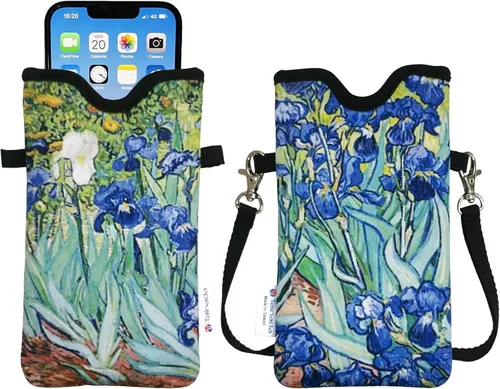 Vista 83 de Tainada Funda Estuche Bolsa de Neopreno para Teléfono para Hombres y Mujeres con Correa Cruzada/Cordón para el Cuello para iPhone 17/16/15 Pro Max