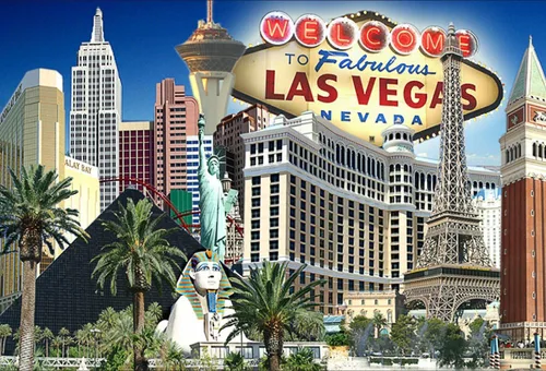 Vista 3 de Nevada USA United States - Imanes para nevera (1 pieza, estilo: Las Vegas #K2)