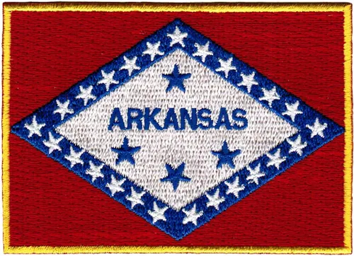 Vista 40 de Parche Bordado de la Bandera del Estado de Minnesota, Emblema MN, Planchado, Versión 2024