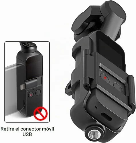 Vista 2 de 3 en 1 trípode y acción GoPro soporte soporte soporte para DJI Osmo/DJI