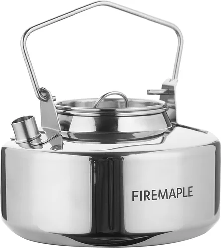 Vista 7 de Fire-Maple Antarcti - Tetera de acero inoxidable para campamento, 0,6 L
