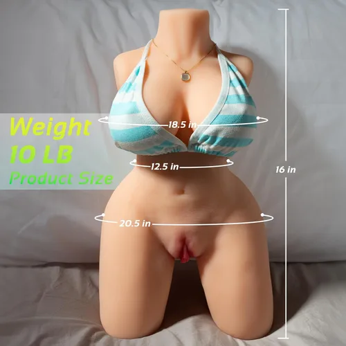 Vista 2 de AUSLOVE Muñeca Sexual Realista Masturbadores Masculinos, Juguetes Sexuales 3 en 1 de 10 LB para Masturbación Masculina, Muñecas Sexuales con Vagina