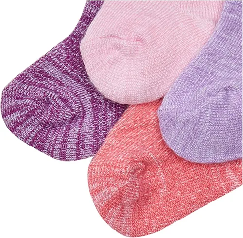 Vista 2 de Hanes Calcetines unisex Ultimate Baby Flexy hasta el tobillo para bebé paquete de 8