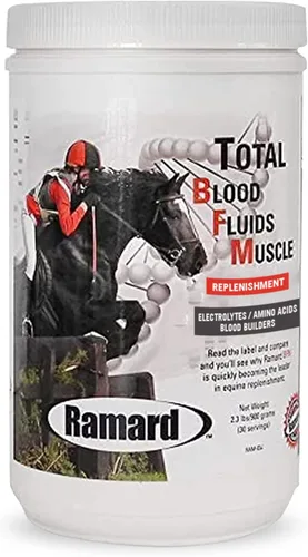 Vista 7 de Reposición muscular de líquidos sanguíneos para caballos de carrera, suplementos para caballos con electrolitos, constructor de sangre y constructor