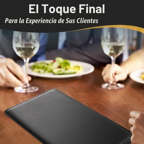 Vista 4 de CoBak Presentadores de Cheques para Restaurante, Soporte para Tarjetas de Cheques de Invitados, Soporte para Facturas de Restaurante, Presentadores