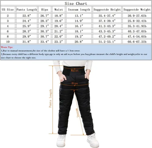 Vista 3 de Pantalones de nieve para niñas (2-9 años)