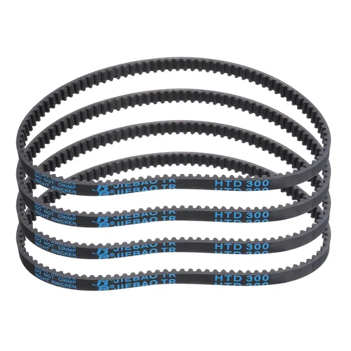Vista 59 de uxcell 4 piezas HTD-3M Correa de Distribución de Goma 48 Dientes, Longitud de Paso 144mm x Ancho 6mm x Altura 2.4mm, Correa de Polea de Distribución