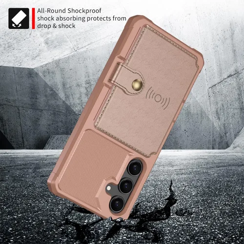 Vista 157 de Funda para Samsung Galaxy S21 Ultra con tarjetero, compatible con soporte magnético para automóvil, resistente a los golpes, resistente, suave, TPU