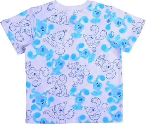 Vista 3 de Nickelodeon Blues Clues Boys T-Shirt and Jogger Pants Set for Toddlers GreyBlueWhite