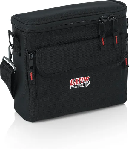 Vista 13 de Gator Cases G-TOUR Series - Carcasa con gotas de espuma para (15) micrófonos con cable y almacenamiento de accesorios (G-TOUR M15)