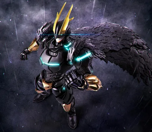 Vista 6 de TAMASHII NATIONS - My Hero Academia - Figura de acción Armored All Might S.H.Figuarts