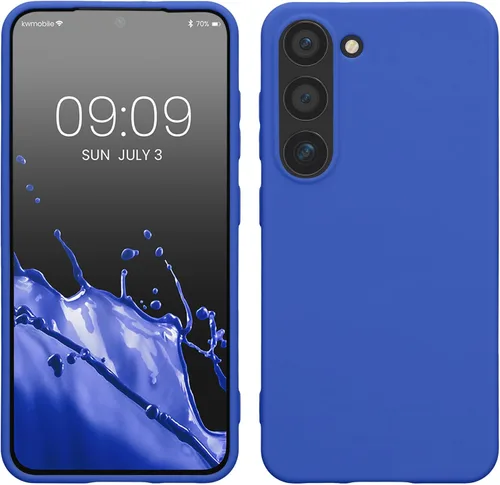 Vista 234 de kwmobile Funda compatible con Samsung Galaxy S23 - Funda protectora de silicona TPU suave y delgada - Piedra antigua