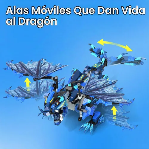 Vista 5 de OASO Kit de construcción de dragones, regalos STEM para niños de 8 a 12
