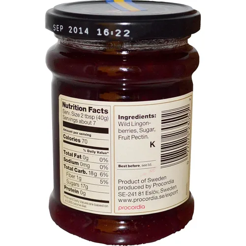 Vista 2 de Felix B14519 Felix Wild Lingonberry Jam - 8x10Oz